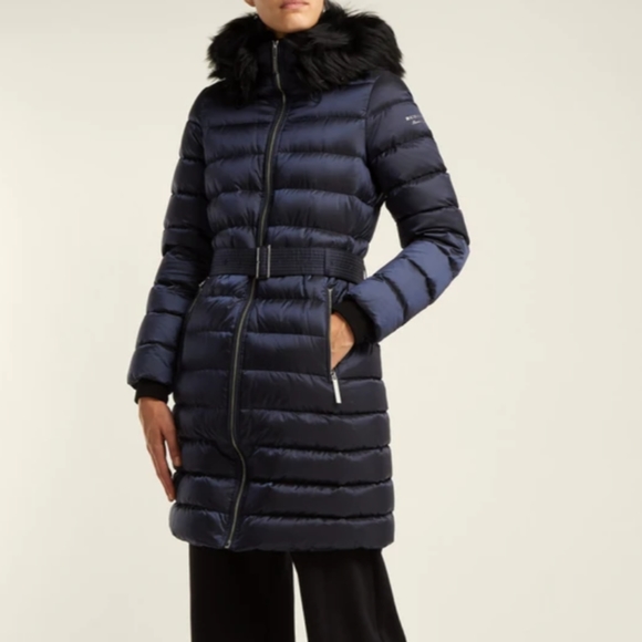 Burberry Limehouse shearling-trim padded coat